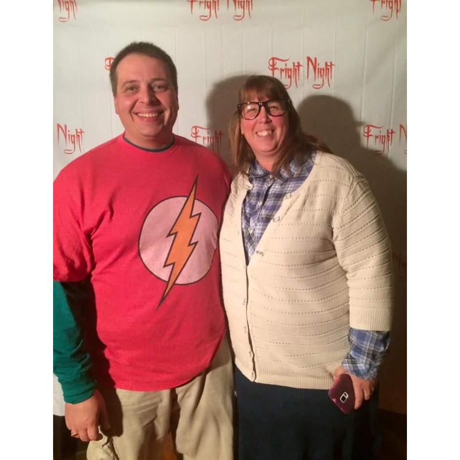 Our first Halloween costumes.  Who were we?