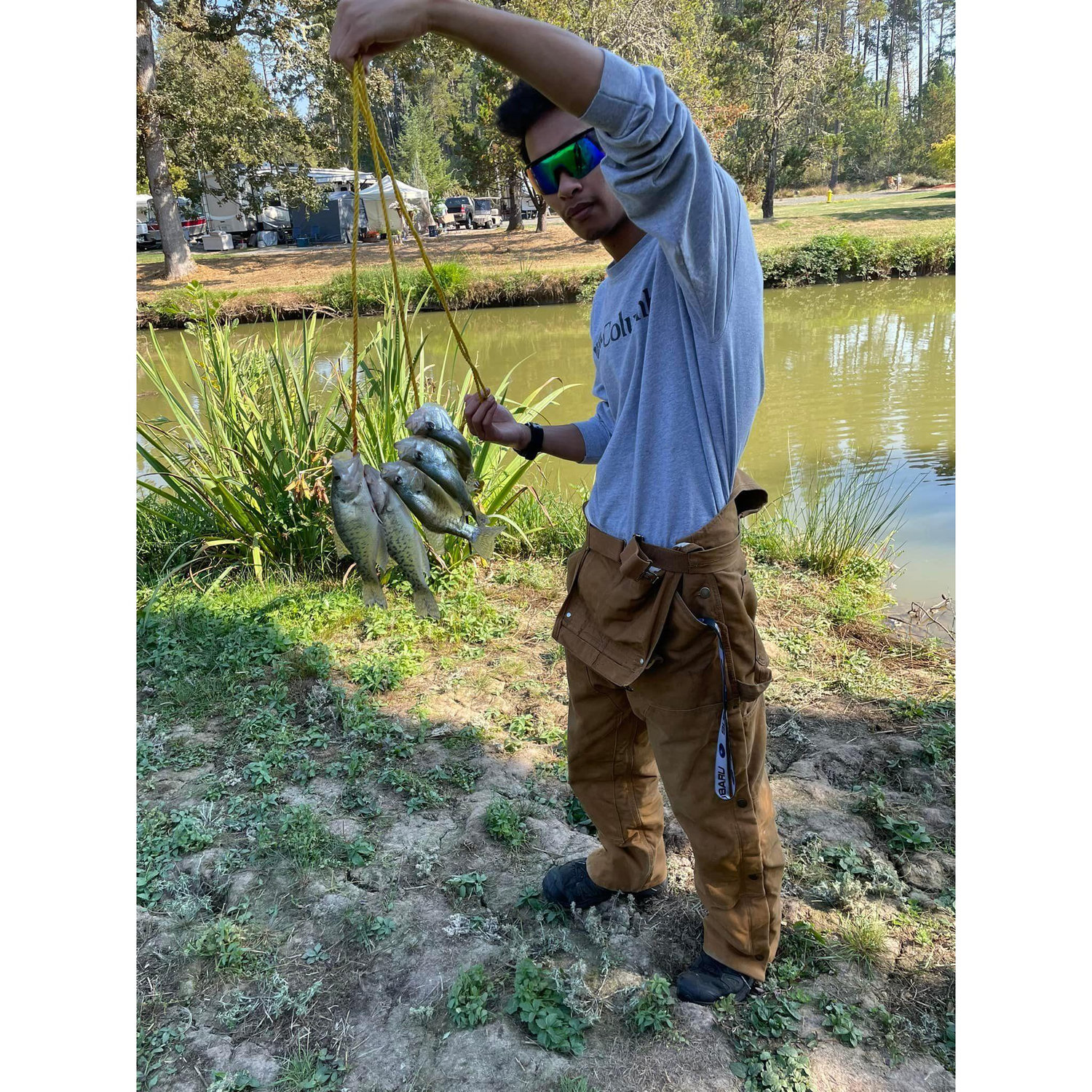 Look at this dude... with the fish