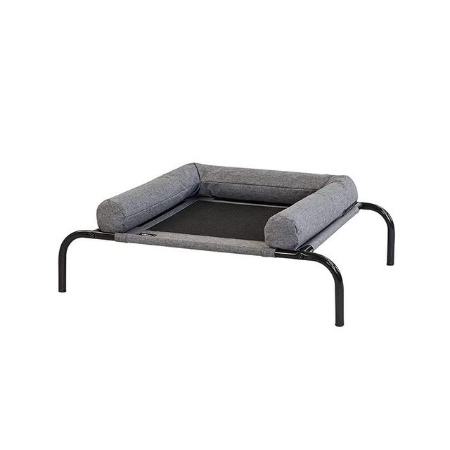 objoy Original Elevated Dog Bed Protable Raised Pet Cots with Soft Side for Large Medium Small Dogs, Sturdy Frame& Breathable Mesh for Indoor Outdoor Use(S)