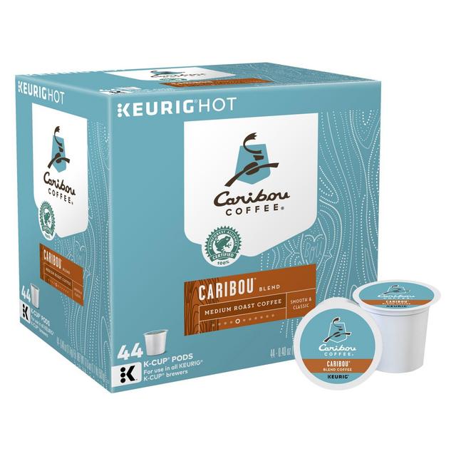 Caribou Coffee Caribou Blend Keurig Single-Serve K-Cup Pod, Medium Roast Coffee, 44ct