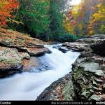 Natural Water Slides at Meadow Run