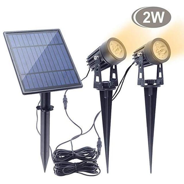 Waterproof LED Solar Landscape Spotlights