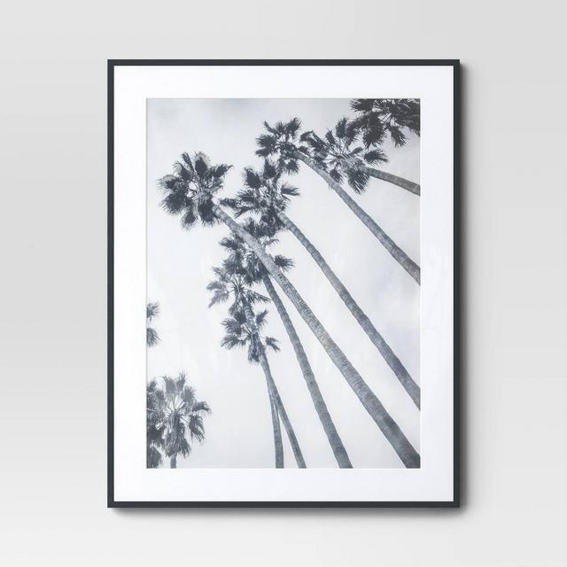 22" x 28" Matted to 18" x 24" Elevated Aluminum Poster Frame Black - Threshold™