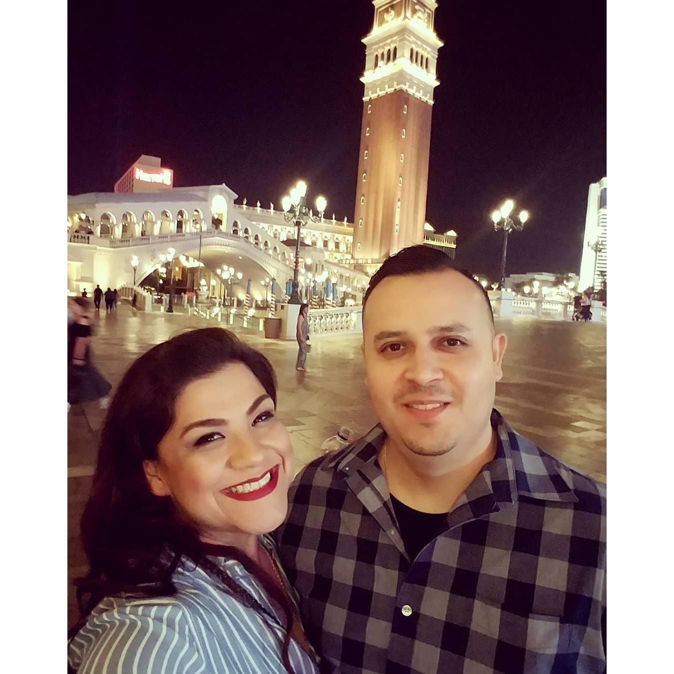 April 2018-One of our many visits to Las Vegas. This one was special, Vincent was moving back to California and we made our relationship official. April 7th 2018