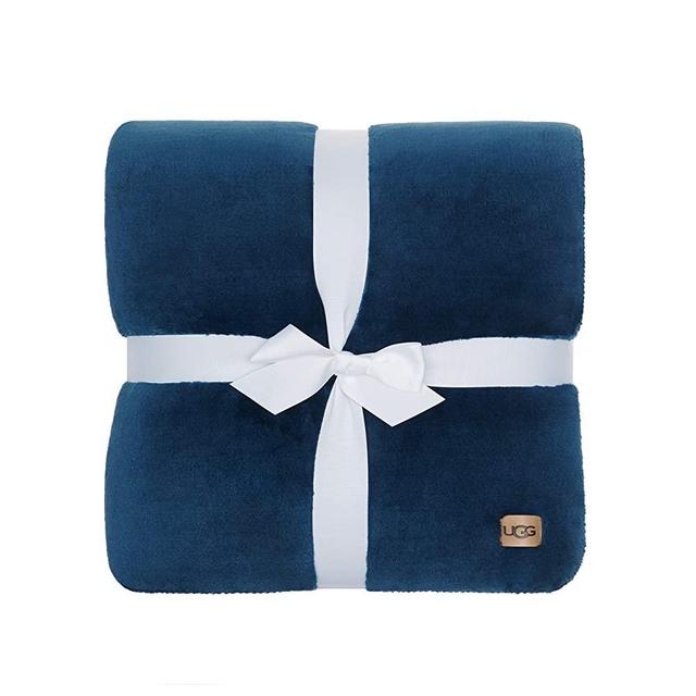 UGG Whitecap Plush Flannel - Oversized Throw Blanket, Night Sky