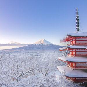 Japan ski trip honeymoon