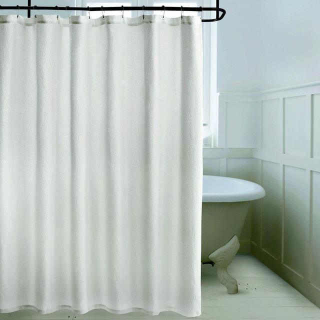 Bee & Willow™ Home Brookton Shower Curtain in White