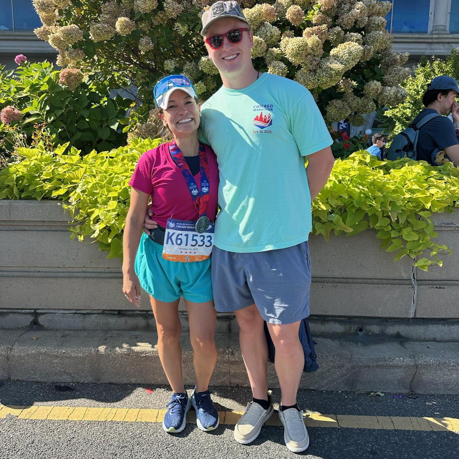 Post marathon finish Chicago 2025
