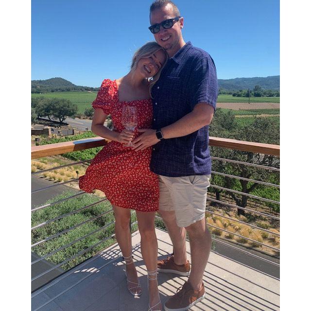 Wine tasting in Napa.