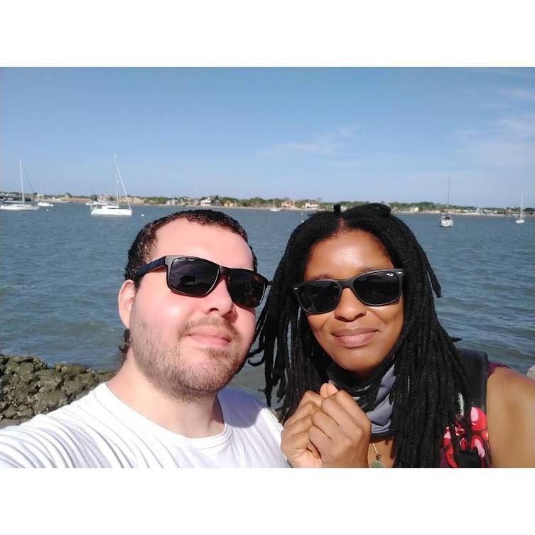 On the intercoastal outside of Castillo de San Marcos in St. Augustine.