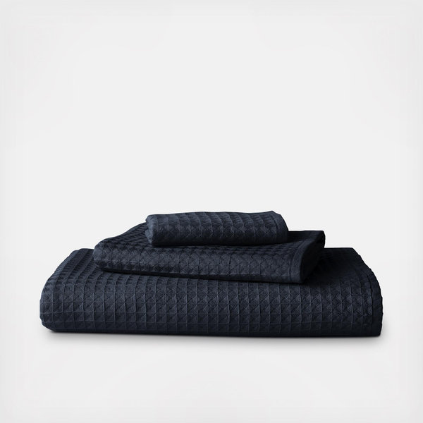 Uchino Waffle Twist Bath Towel - Thumbnail 2