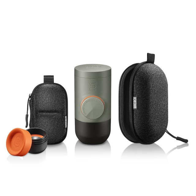 WACACO Minipresso GR2+Case+Basket Set, bundle sales