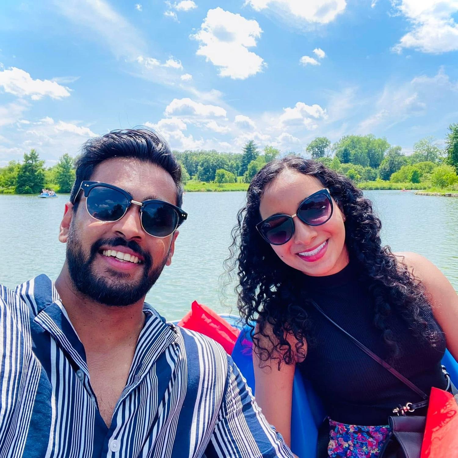 Paddle boating in St. Louis