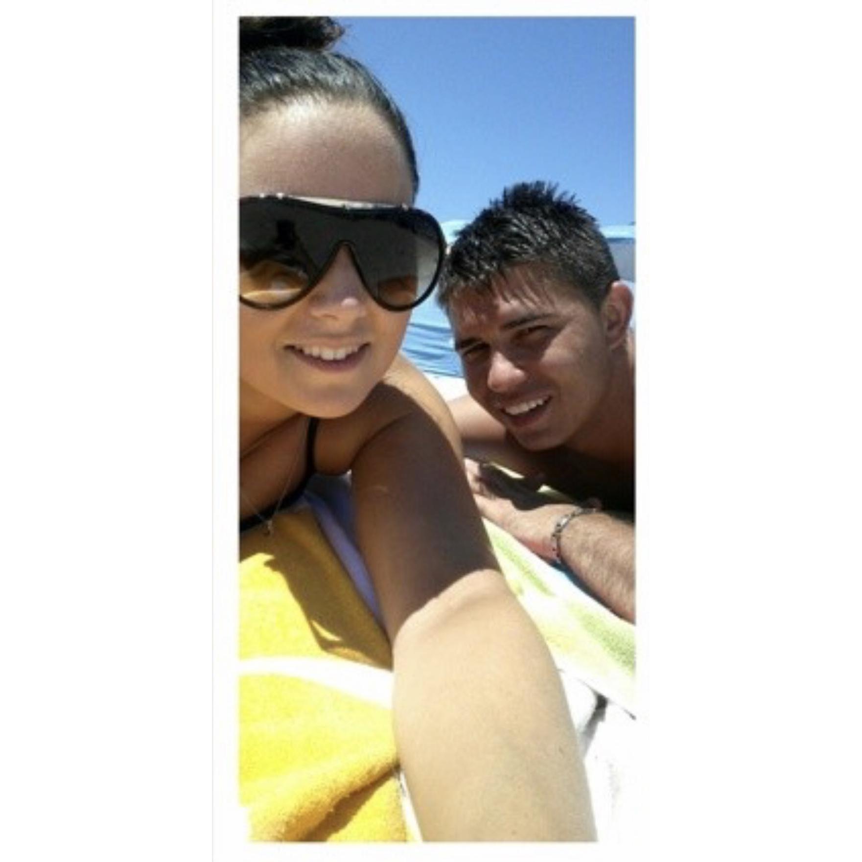 One of our first pictures together down the shore in Cape May.
