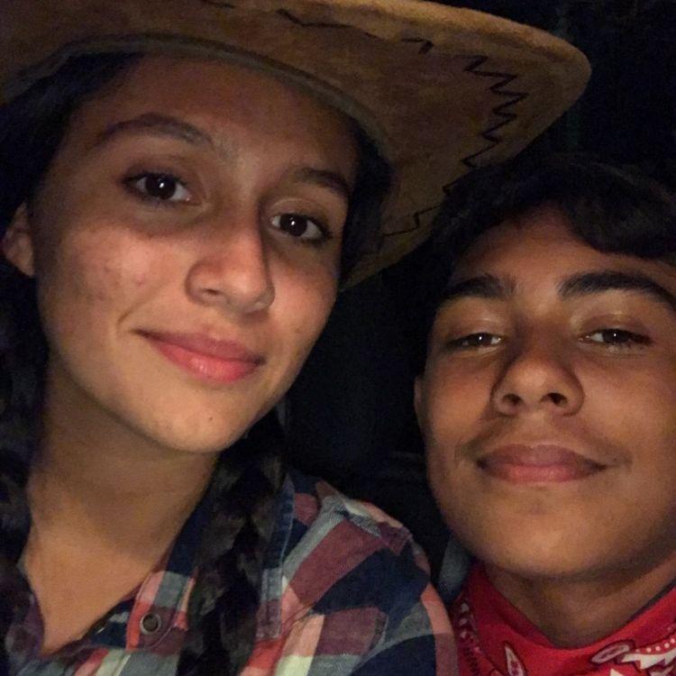 Our first Halloween in 2016 as Cowboy & Cowgirl