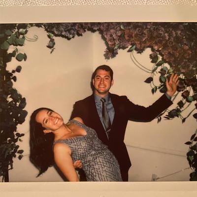 At Laura and Augie's wedding!