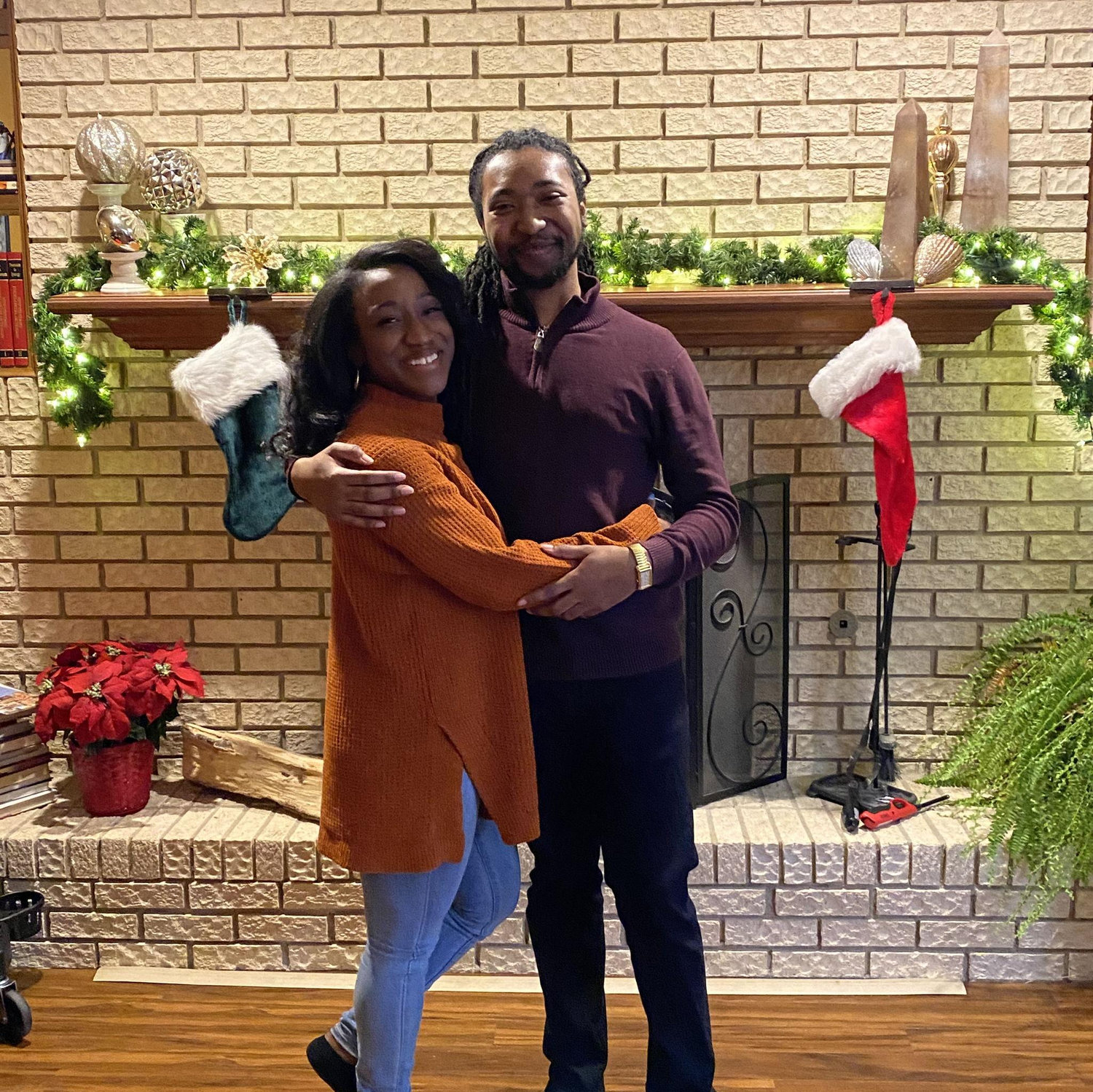 Our first Christmas together before we were even in a relationship!