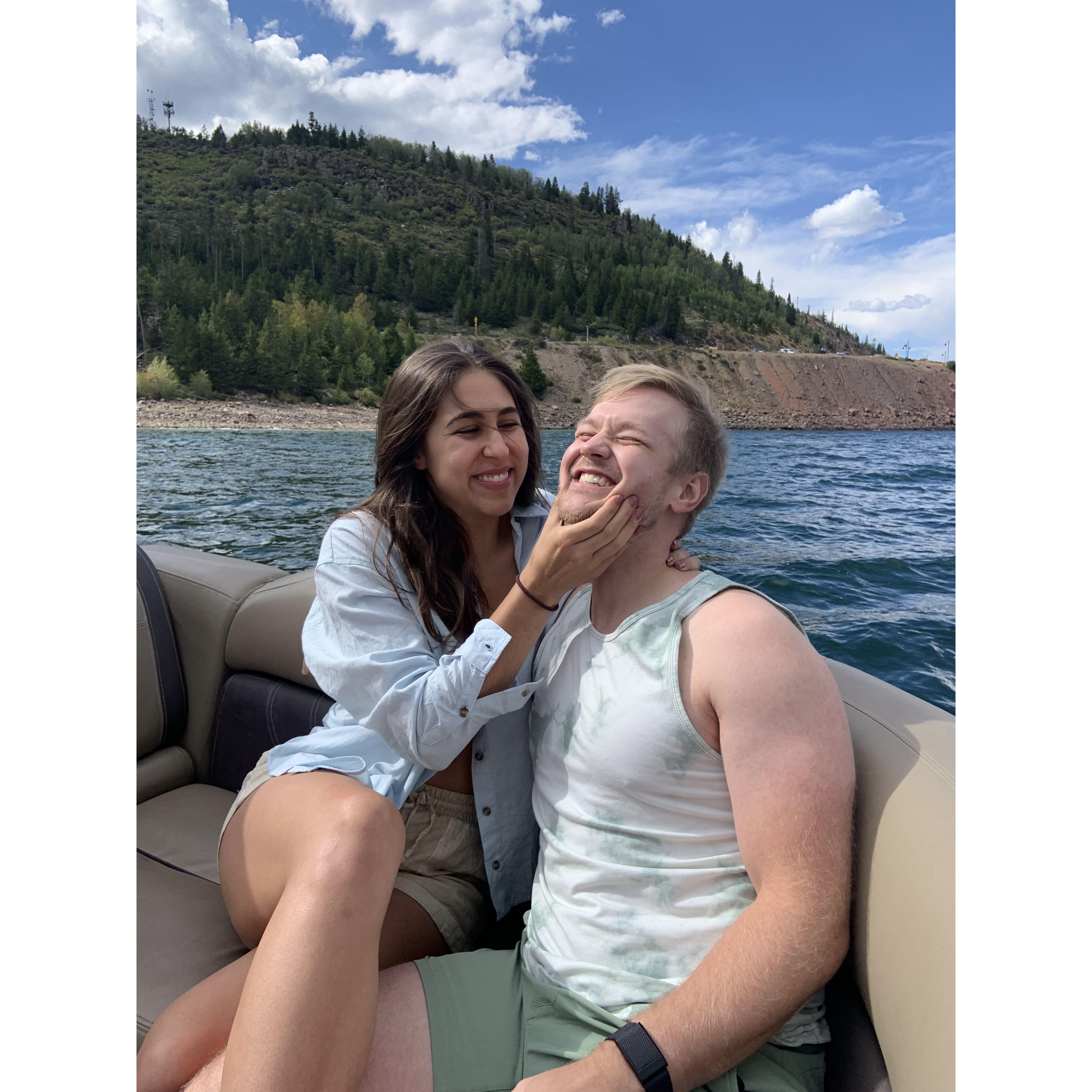 Look at that face (the sunburn hadn't set in yet)