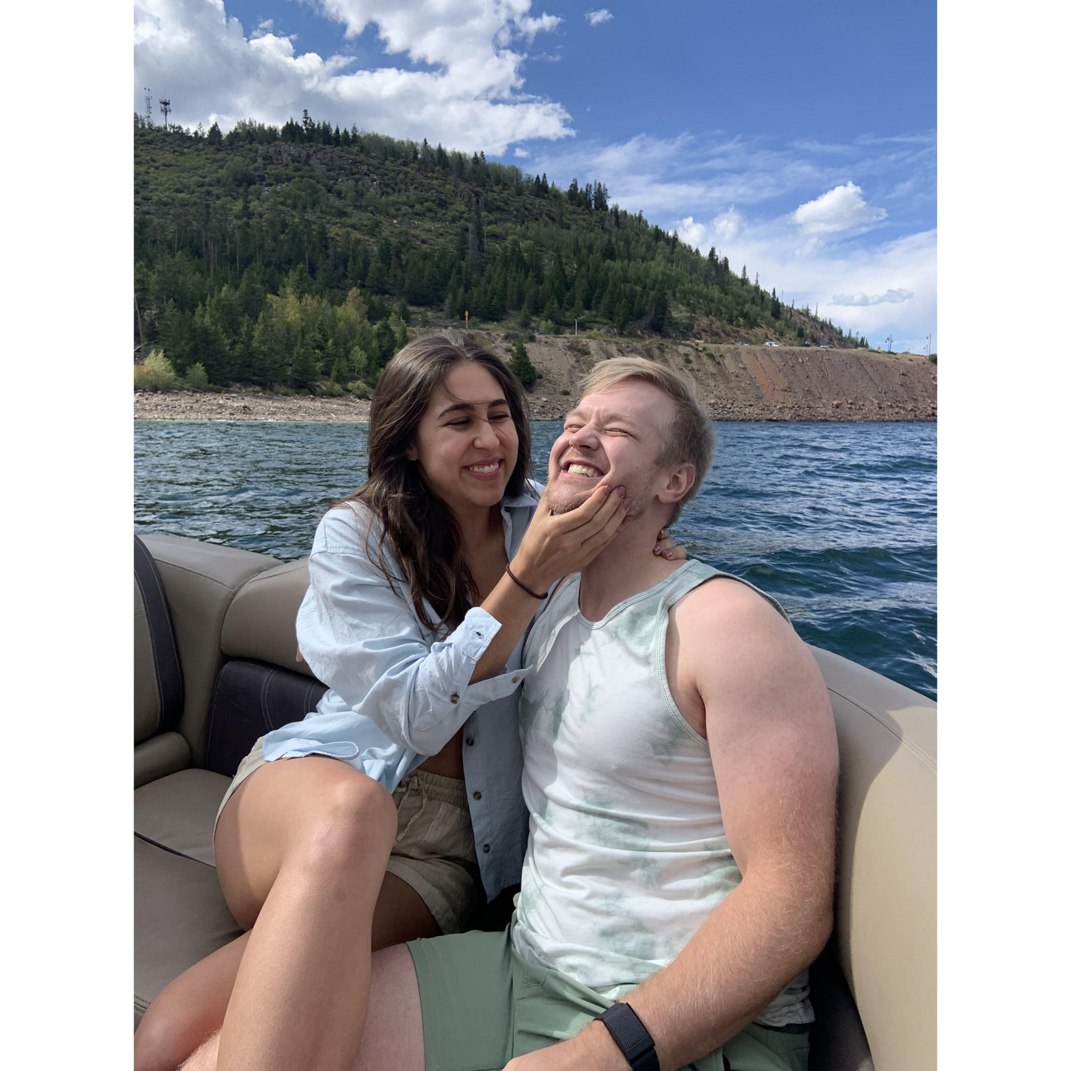 Look at that face (the sunburn hadn't set in yet)