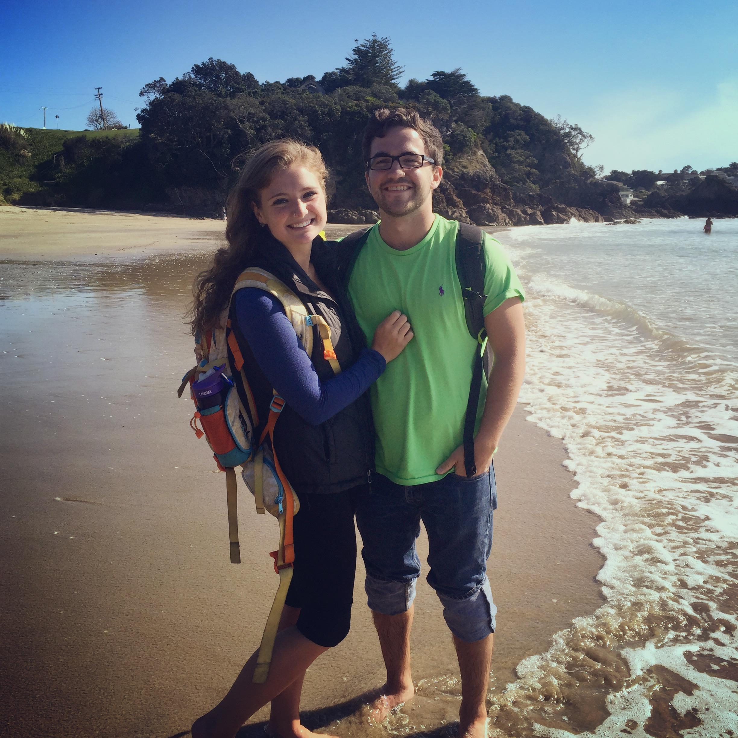 A day at the beach in New Zealand, 2015