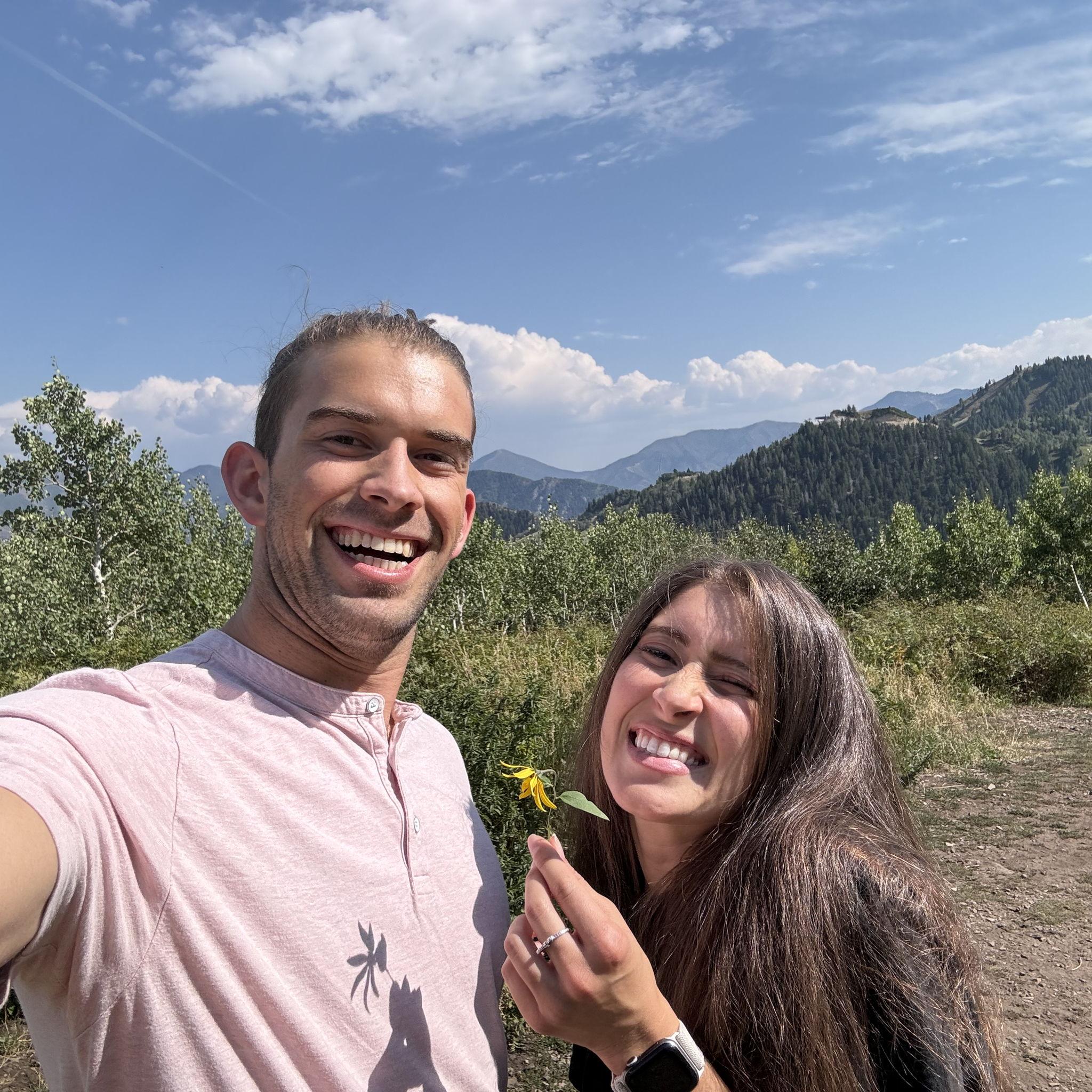 Stewart Falls- Reed is always picking flowers for me ;)