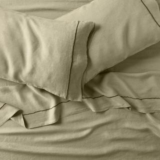 Merrow 4-Piece Stitch Crisp Hemp Sheet Set