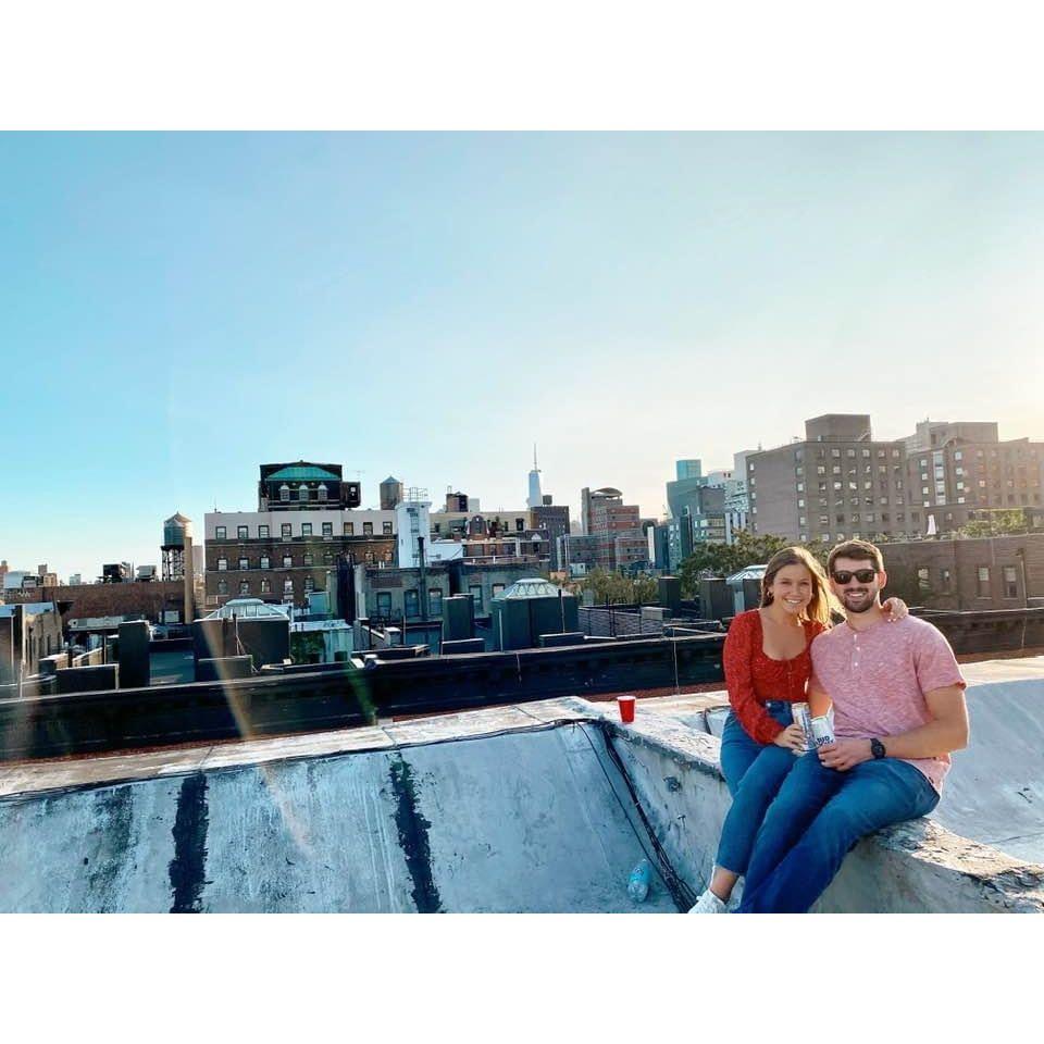Our first photo together.
