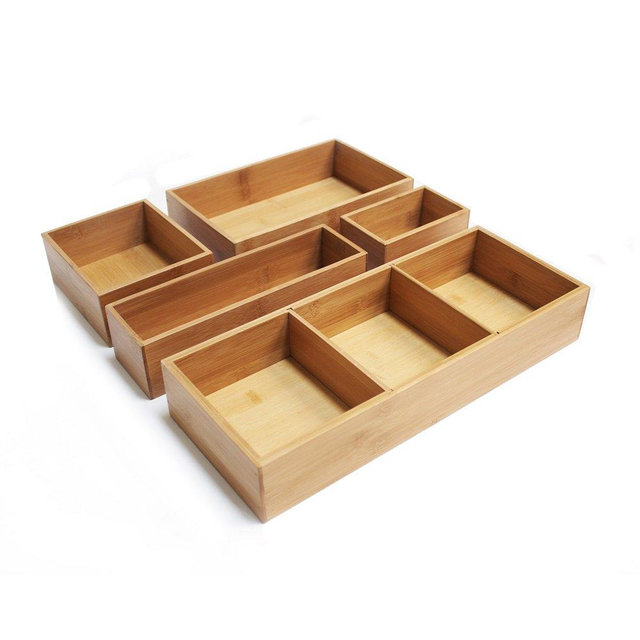 Seville Classics BMB17052 Drawer Organizer Set 15x15