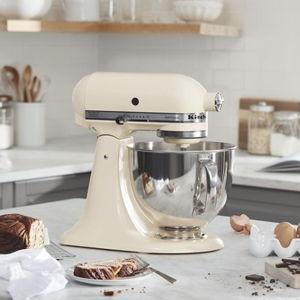 KitchenAid Artisan Stand Mixer, 5 Qt in Almond Cream KSM150PSAC
