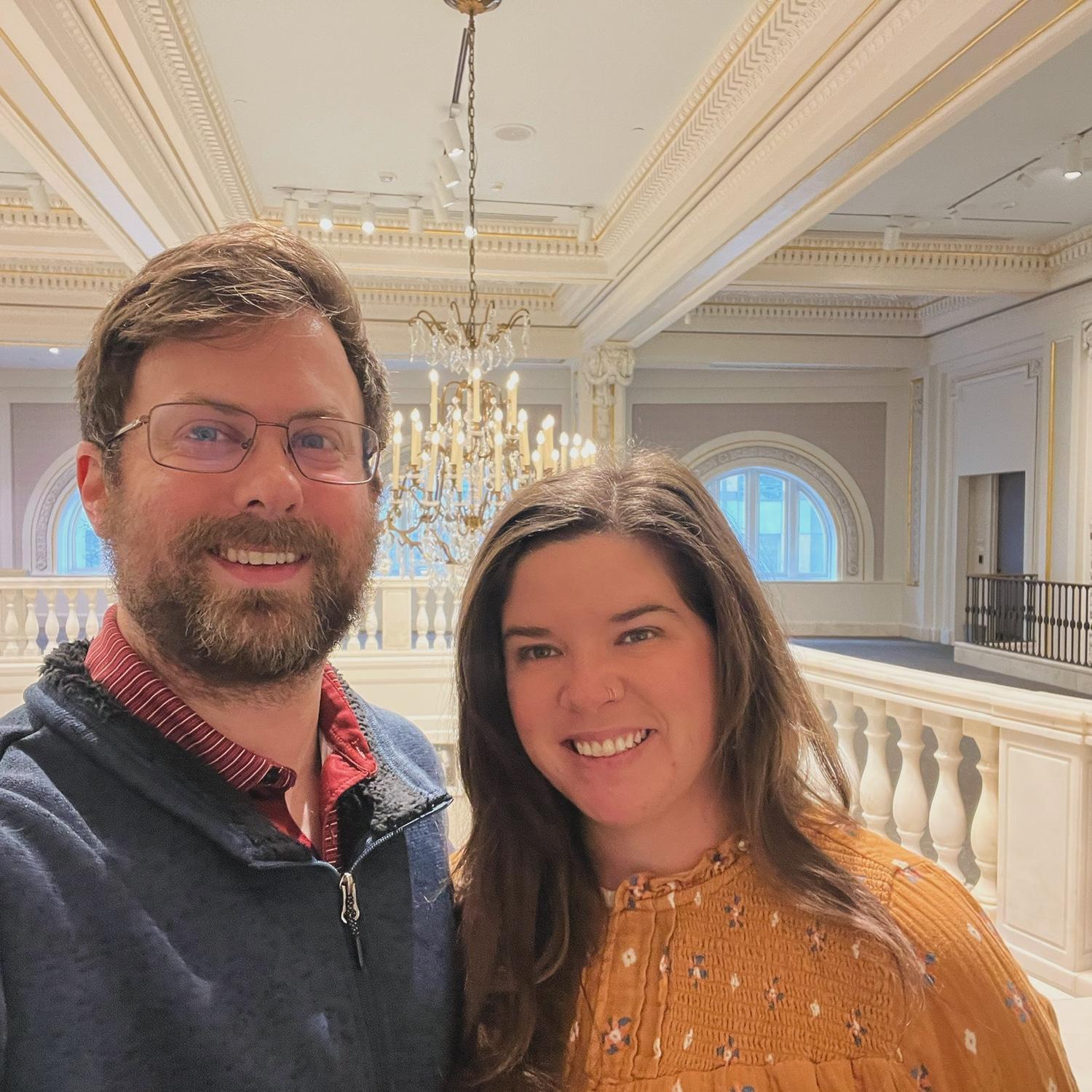 Valentines Day at the art museum.