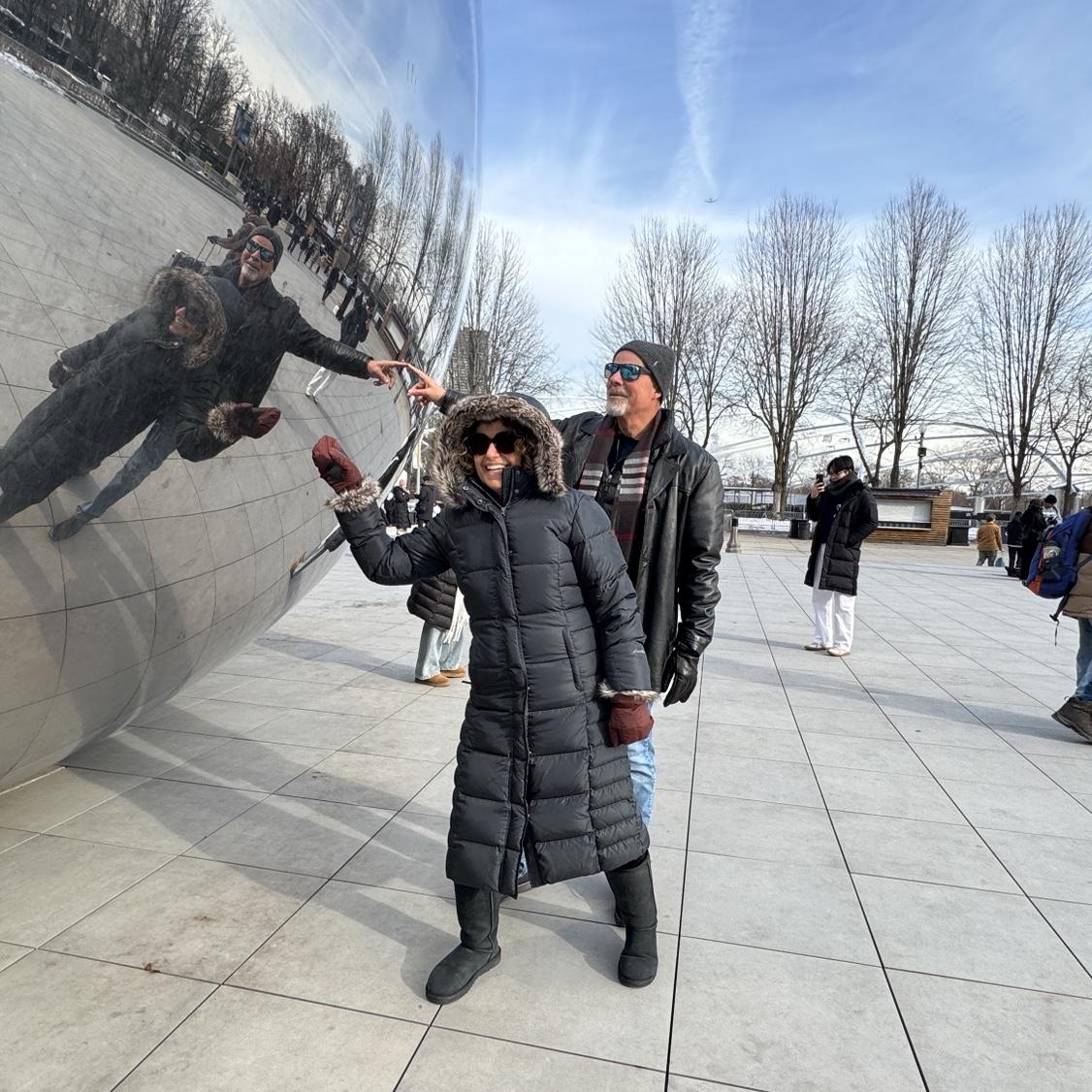 The Bean, Chicago, IL
December, 2025 - "So cold!"