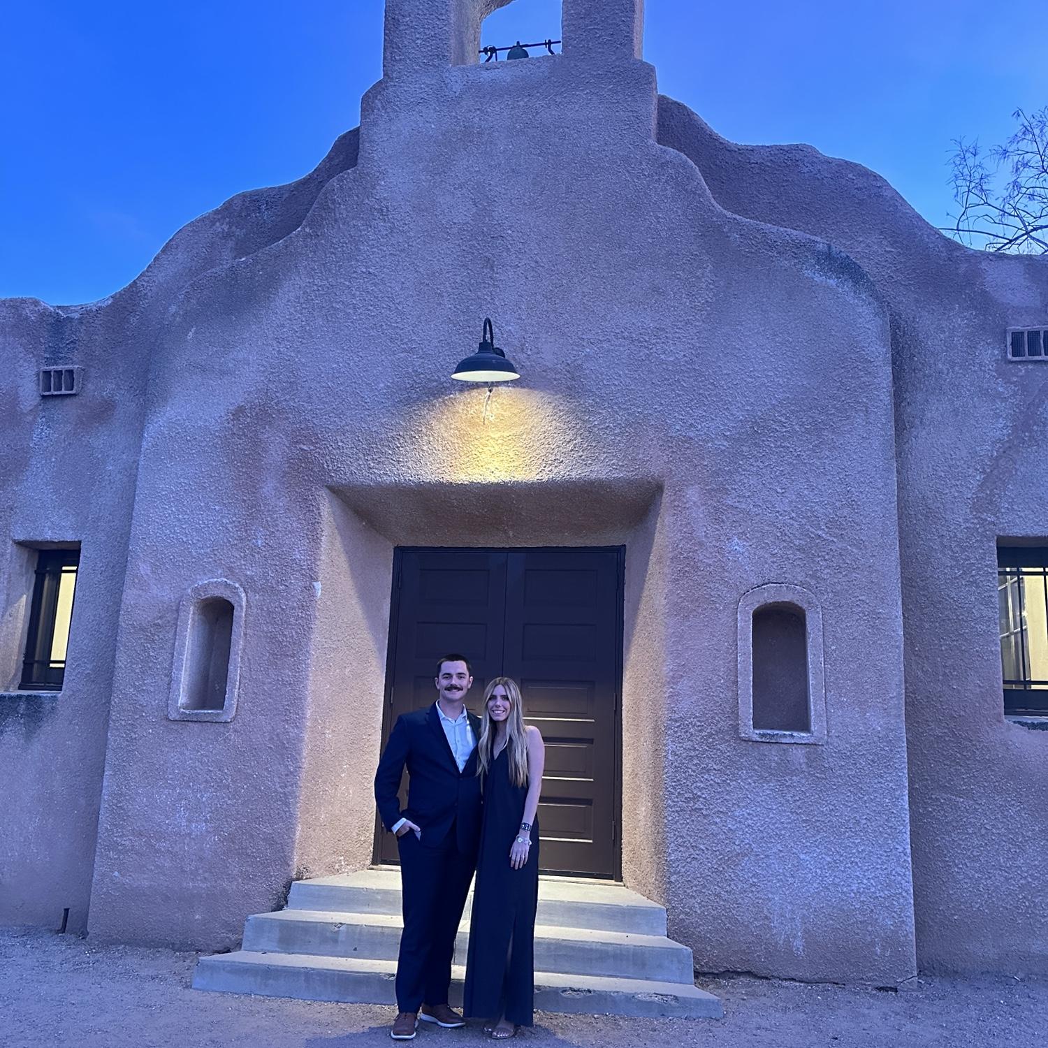 Went to a beautiful wedding in Arizona. It made us so excited for ours!!
