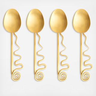 Spirale Cocktail Spoon, Set of 4