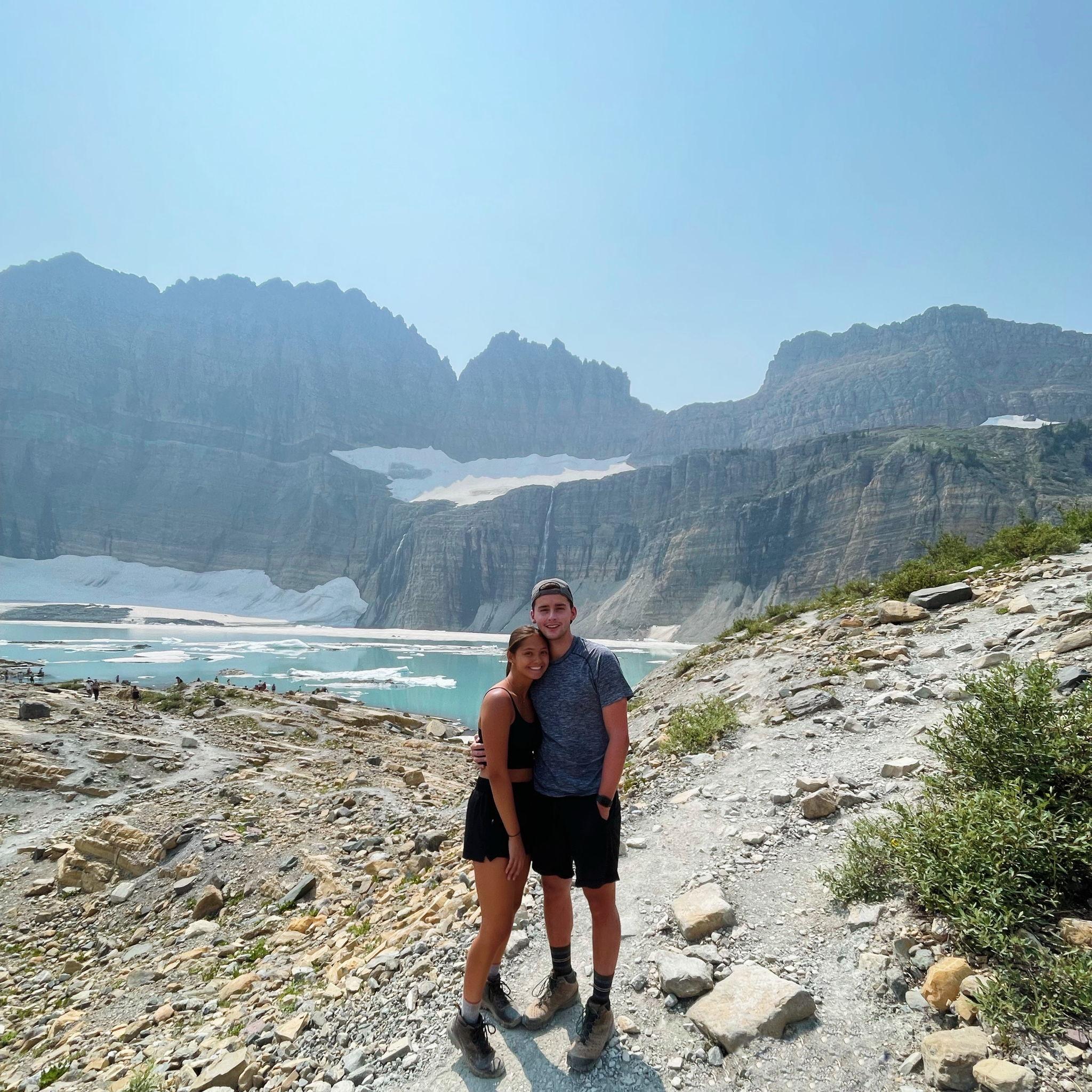 We took our first road trip together to Glacier National Park in 2021 (post graduation celebration)!