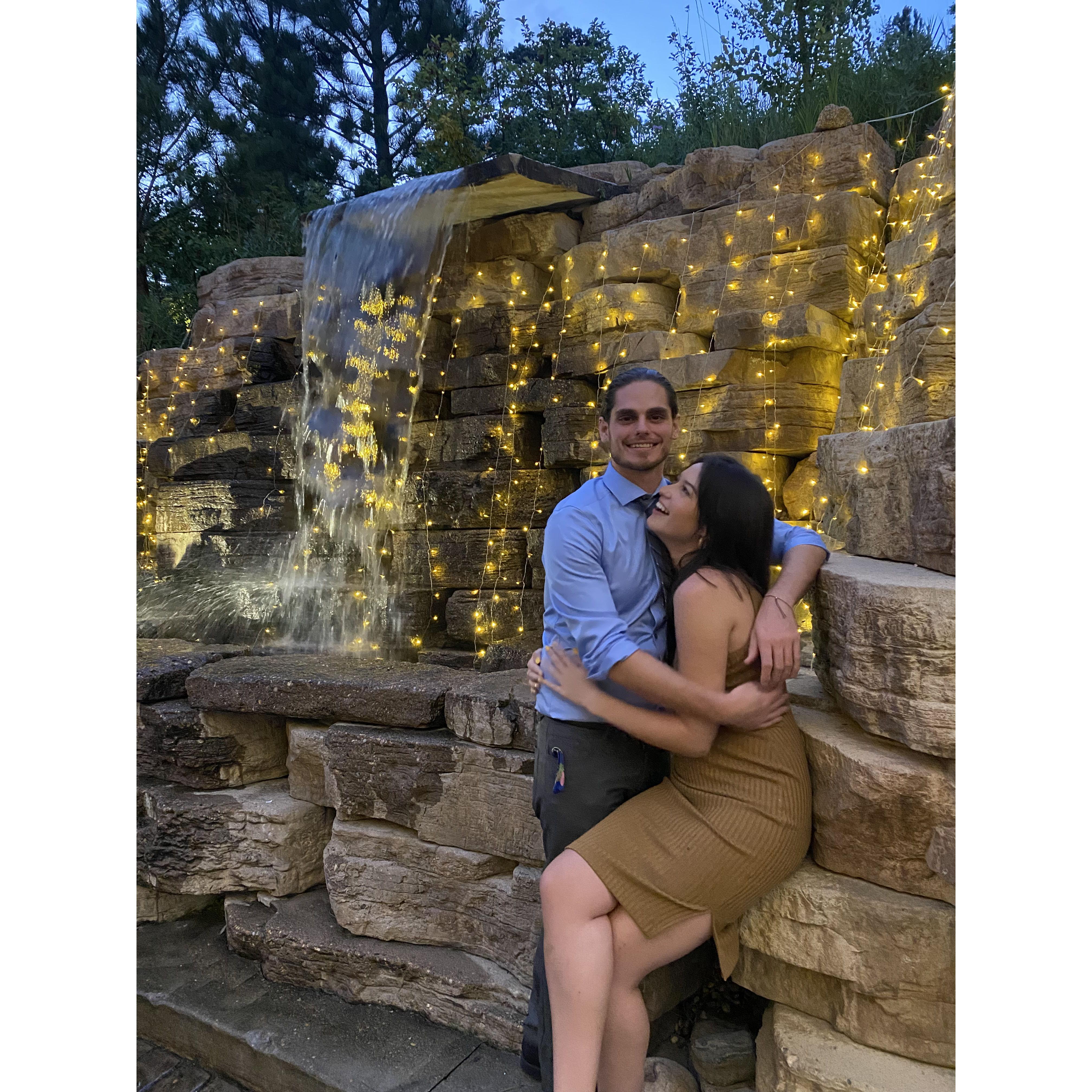 Celebrating love at their friends, Lauren and James, wedding in Estes Park.