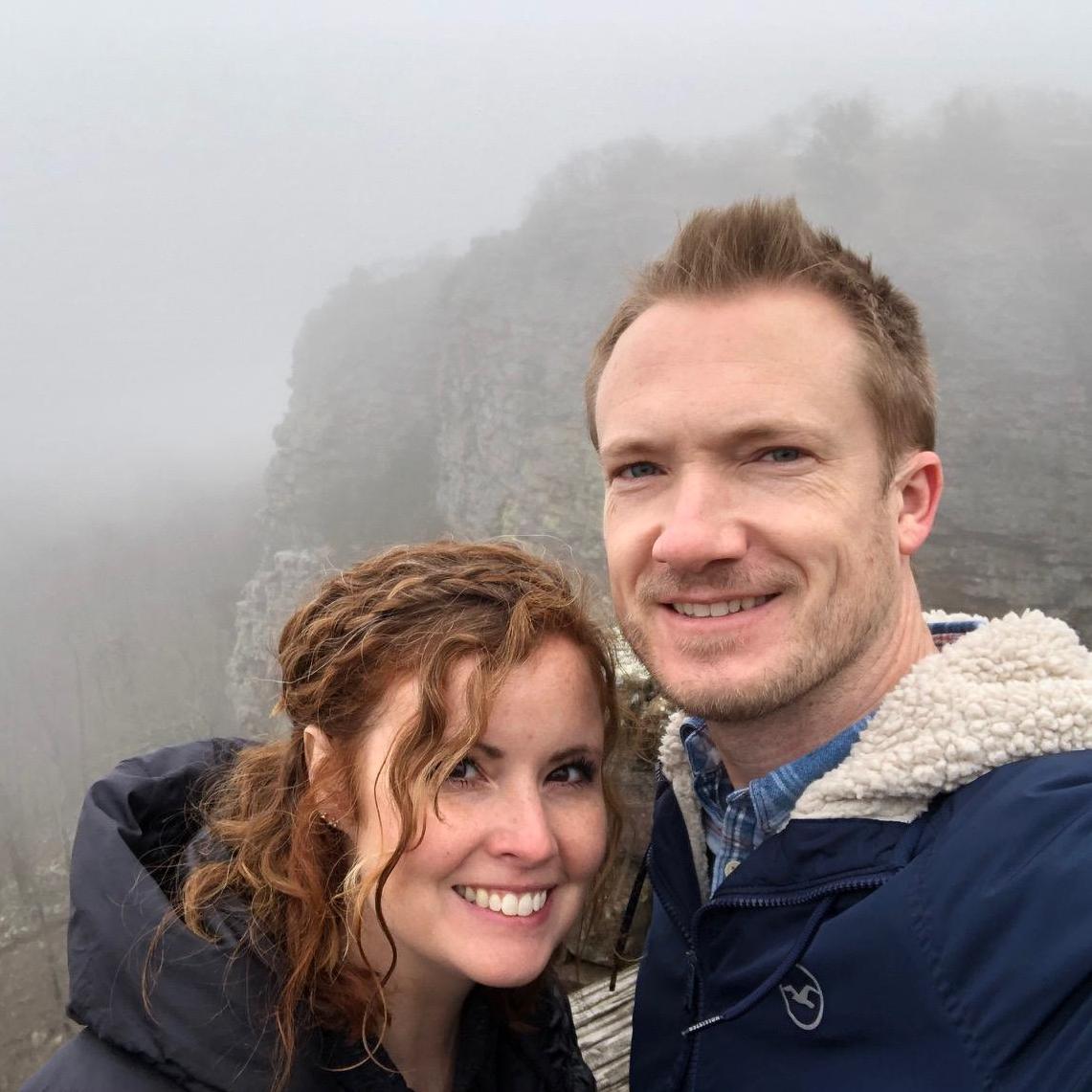 Mount Magazine- on a SUPER foggy day