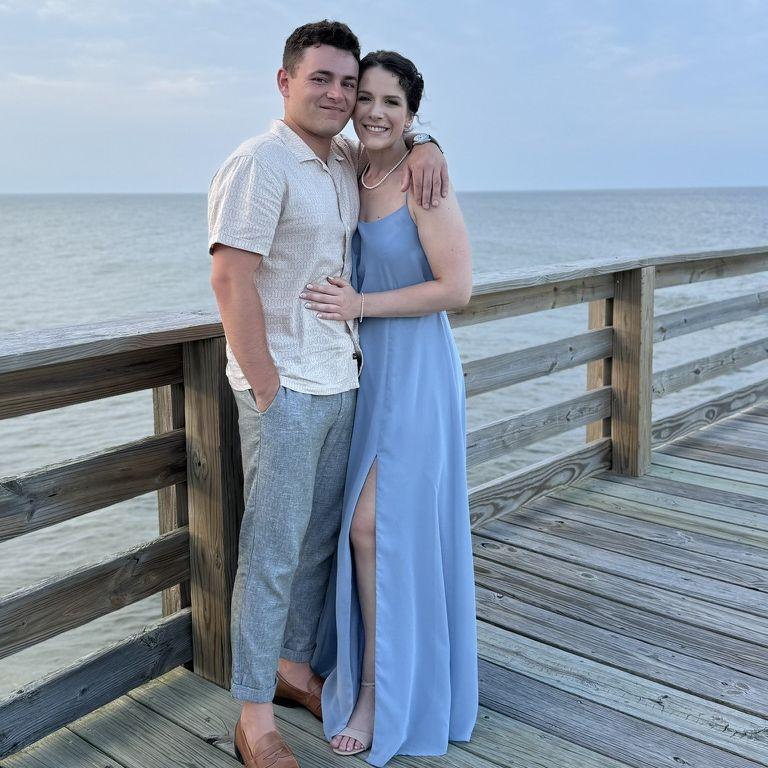 Our first wedding together celebrating our friends' love!