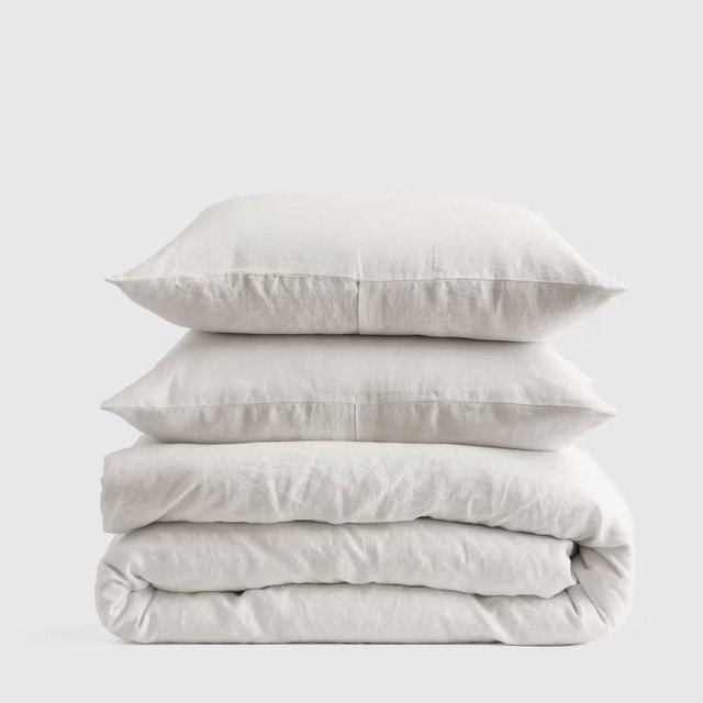 European Linen Duvet Cover Set - King/Cal King
