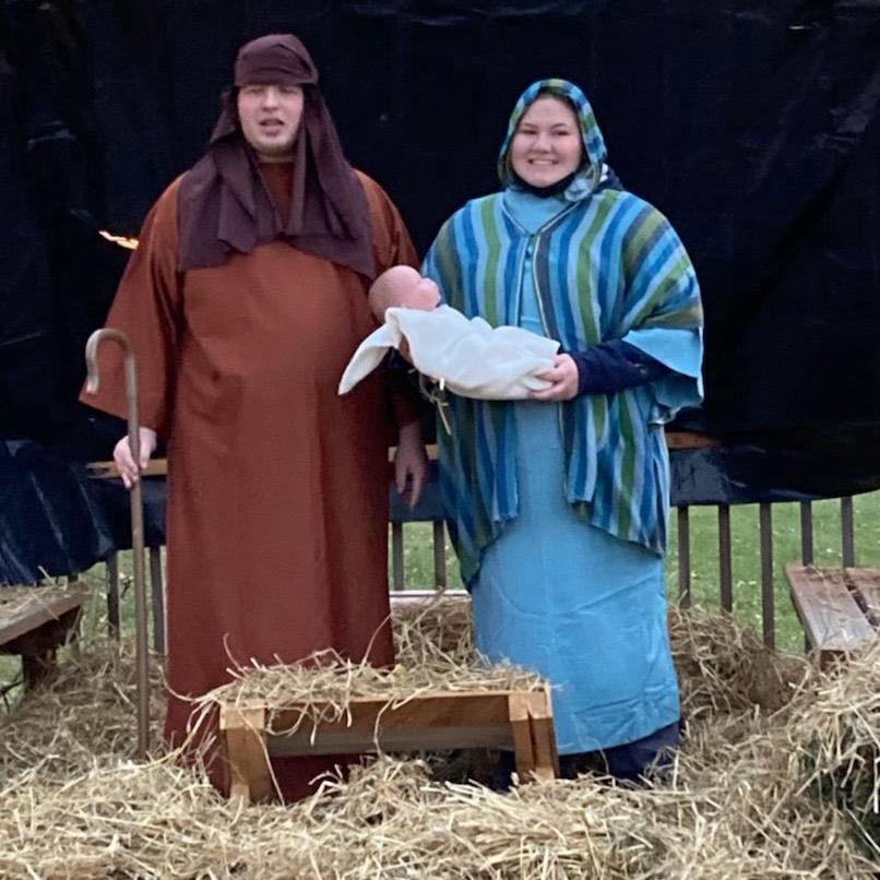 Mary and Joseph Journey to Bethlehem