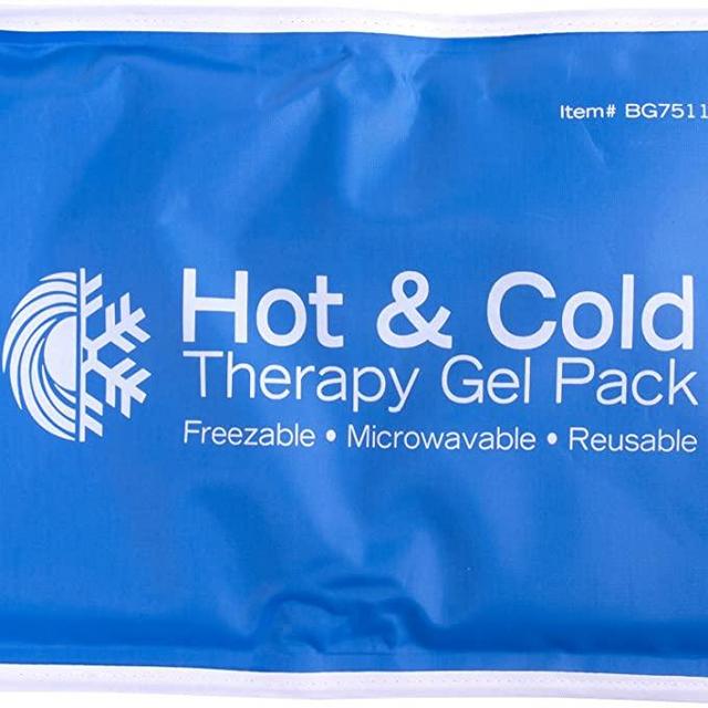 Roscoe Reusable Cold Pack and Hot Pack – Ice Pack For Knee, Shoulder, Back, Injuries - Microwave Heating Pad, 7.5 x 11 Inches