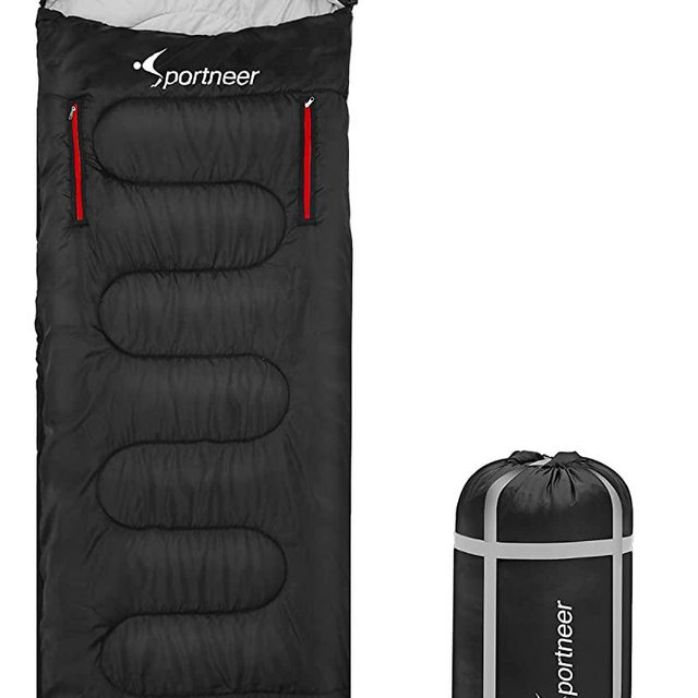 Sleeping Bags, Sportneer Wearable Sleeping Bag with Zippered Holes for Arms and Feet Lightweight Waterproof Winter Sleeping Bag for Kids Adults Woman Man Backpacking Camping Hiking Traveling