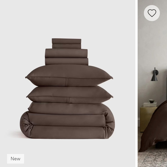 Bamboo Deluxe Bedding Bundle - Espresso, King