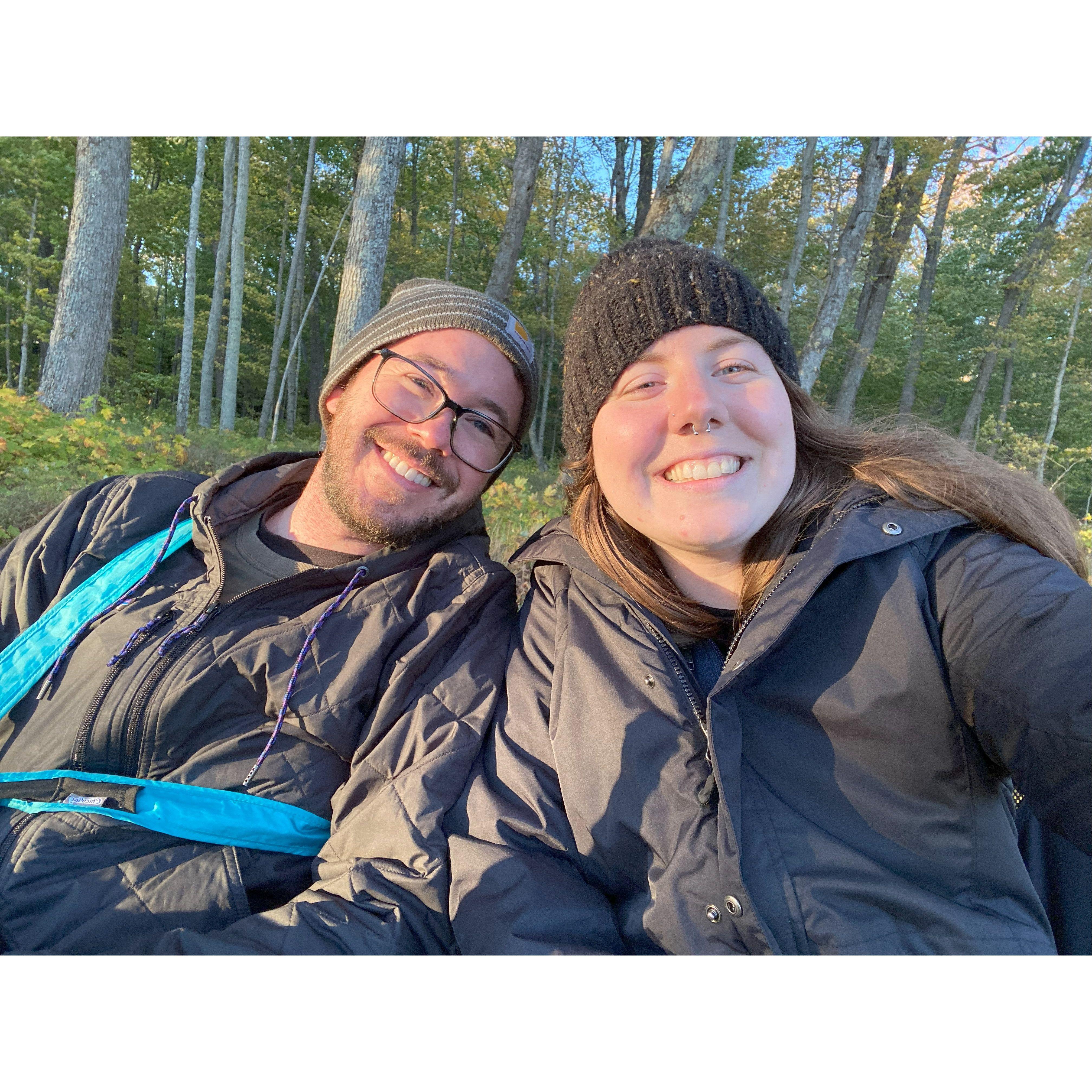 Our first camping trip - Porcupine Mountains, Upper Peninsula Michigan