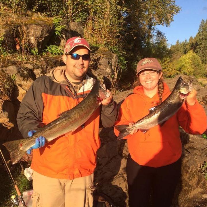 Fishing on the Lewis River