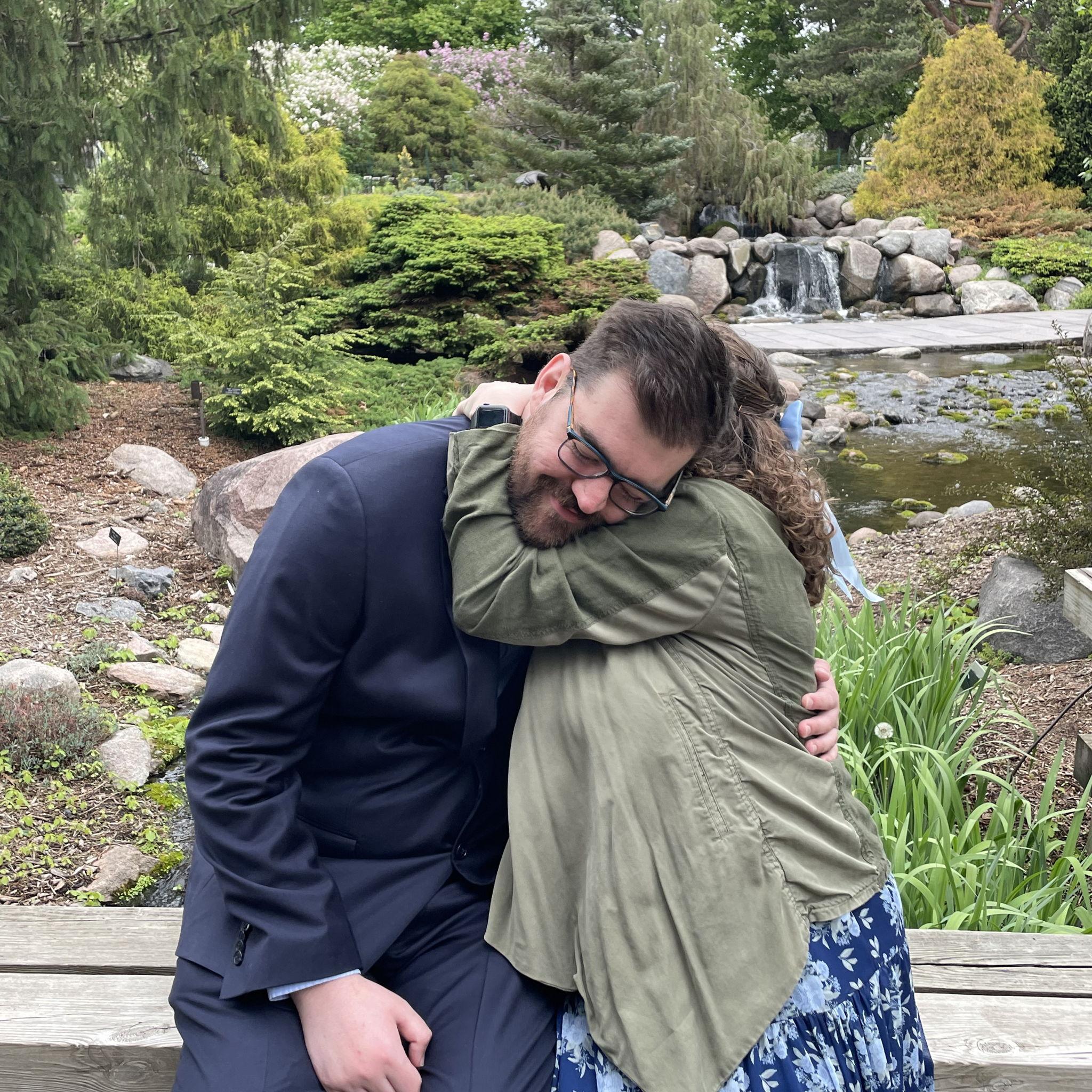 The day we got engaged.