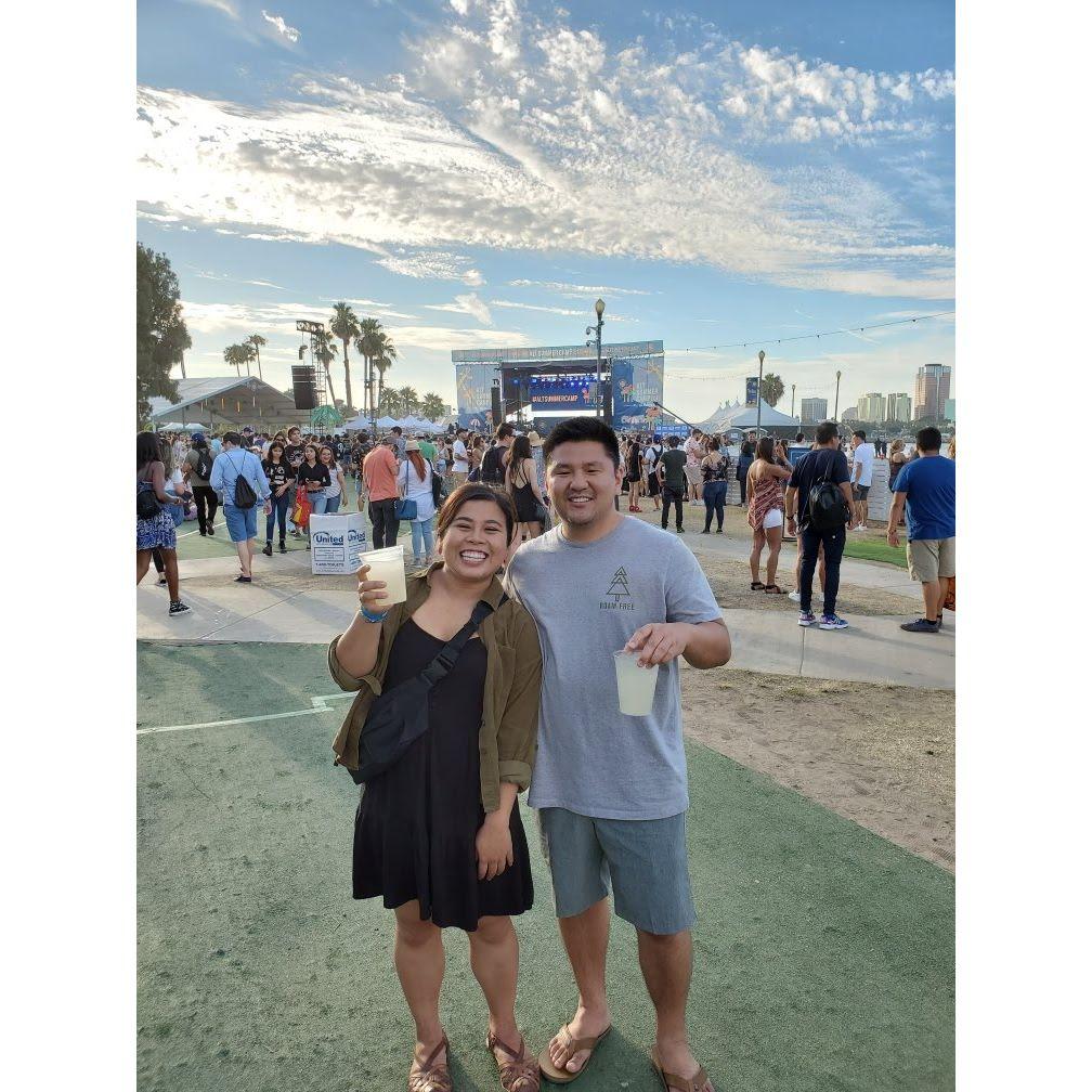 Nat's first music festival in southern CA