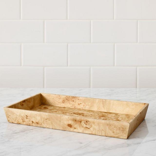 Burlwood Tray, Light