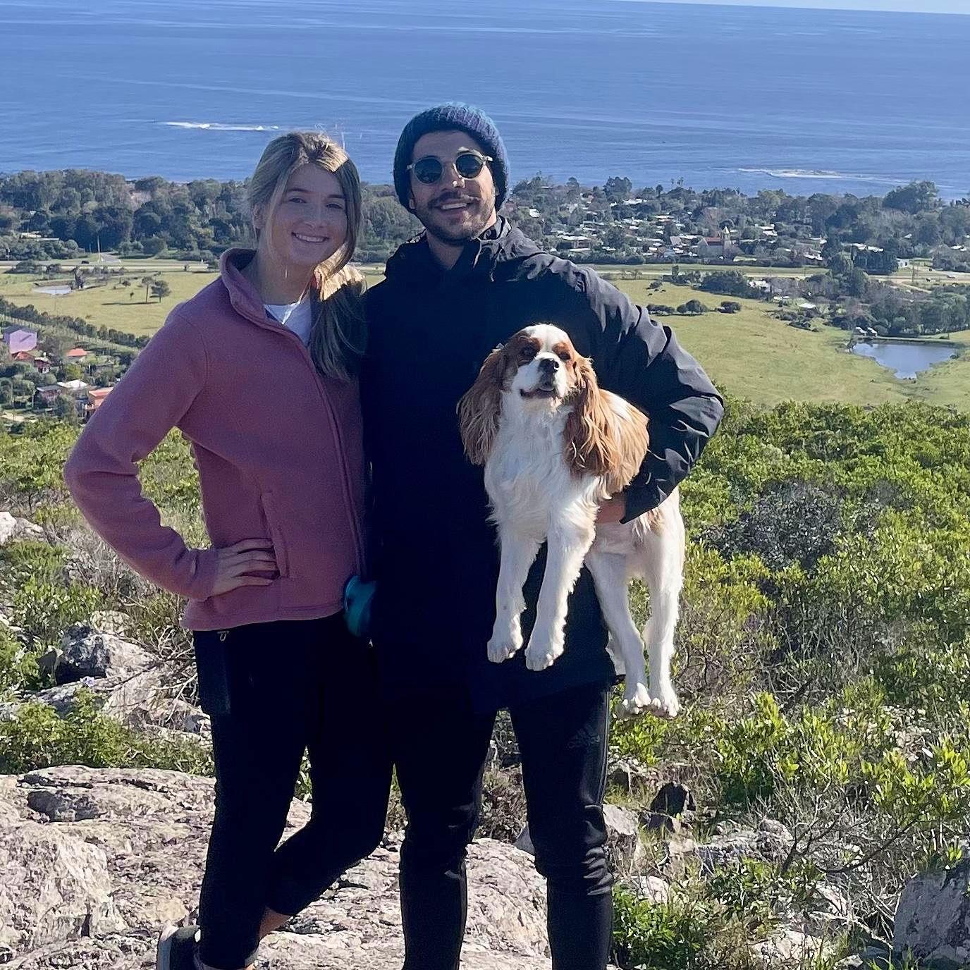 On a mountain hike near our home in Uruguay!