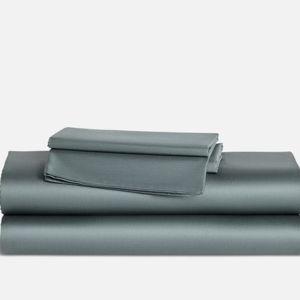 Luxe Sateen Core King Size Sheet Set in Aegean