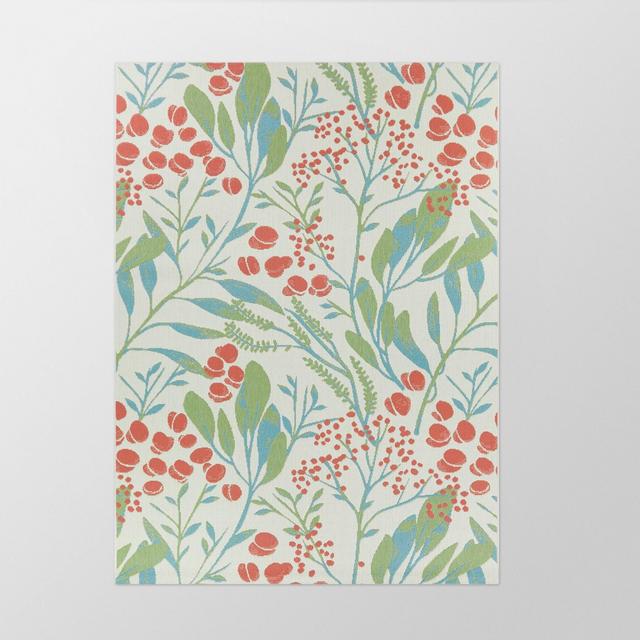 7'x10' Branches Outdoor Rug Green - Threshold™